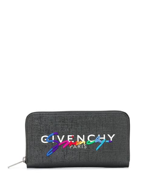 givenchy zip around wallet